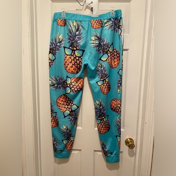 Pineapple Print Joggers - Picture 2 of 2